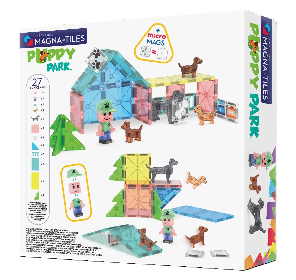 MAGNA-TILES® Puppy Park 25-Piece - Image 2