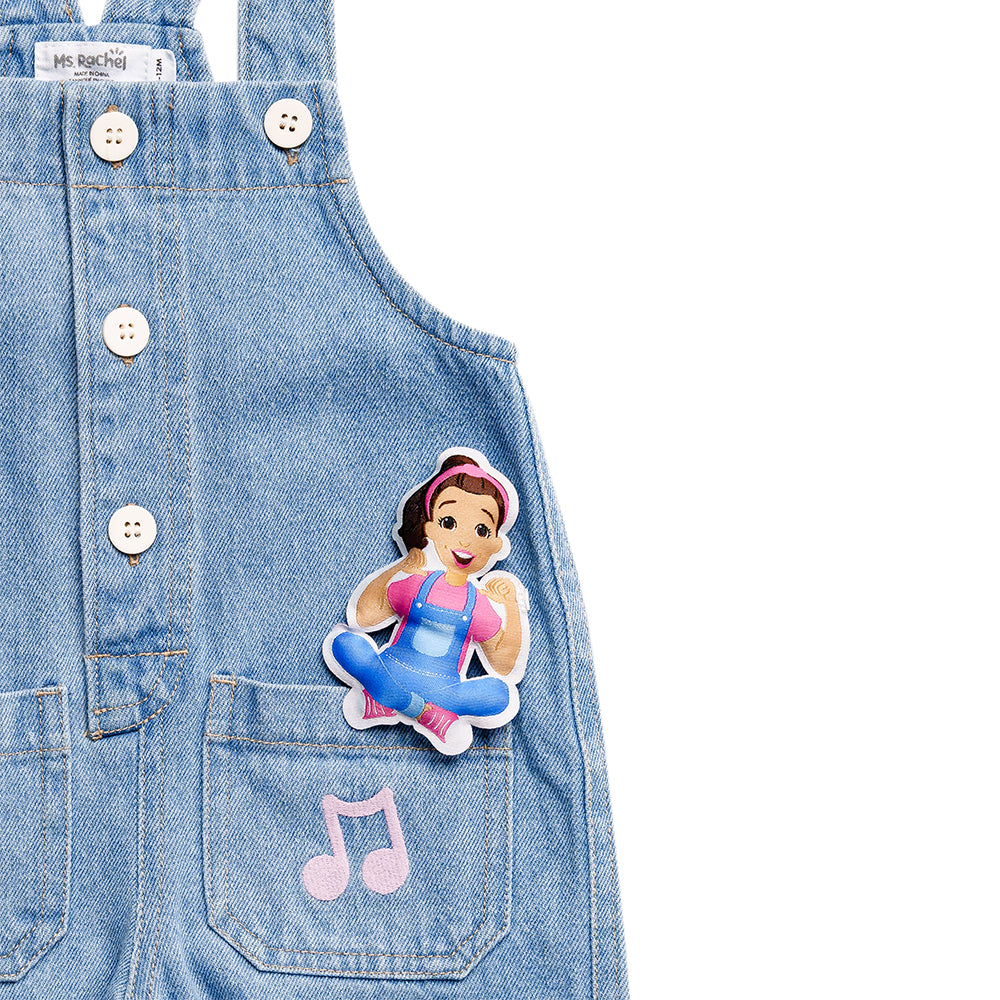 Ms.Rachel Signature Overall - Grey Stripe / 12-18m - Image 6