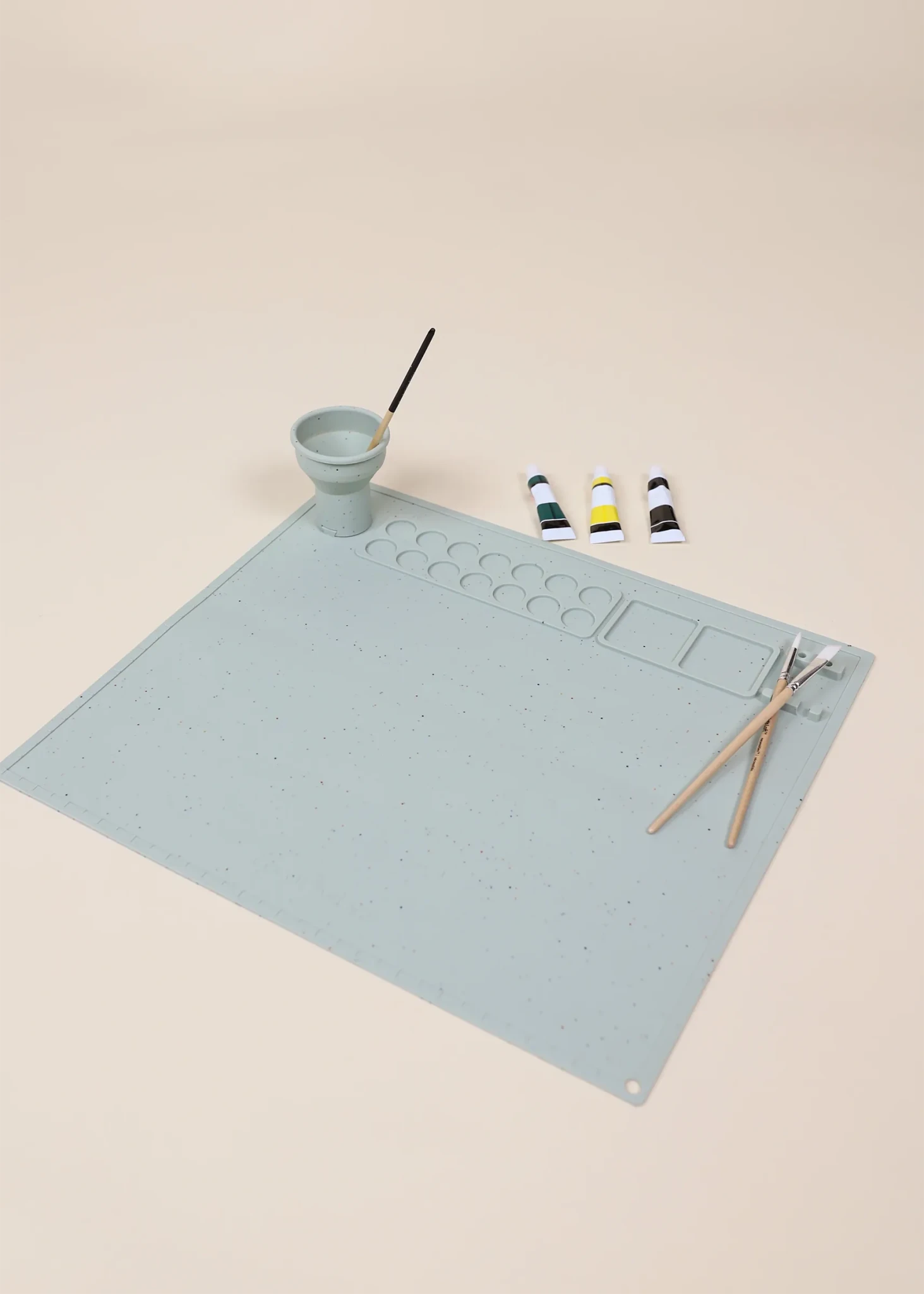 Coco Village Art Painting Silicone Placemat - Seafoam