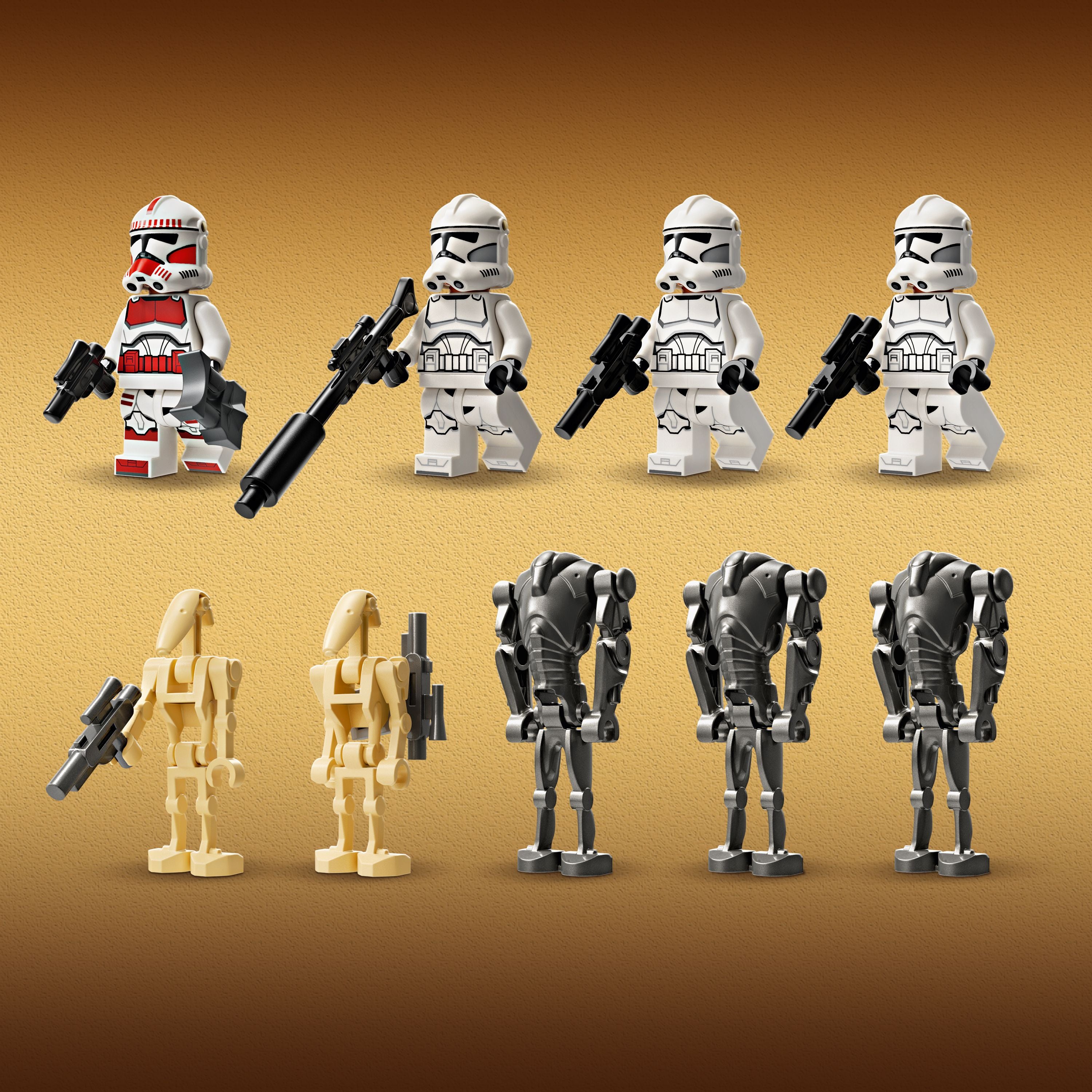 LEGO® Star WarsTM Clone TrooperTM & Battle DroidTM Battle Pack 75372 - Image 22