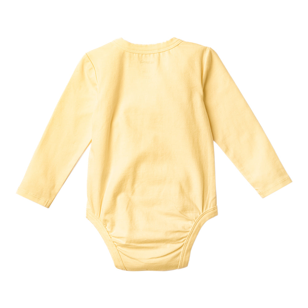 Ms.Rachel Long Sleeve Bodysuit - White/Blue / 6-9m - Image 8