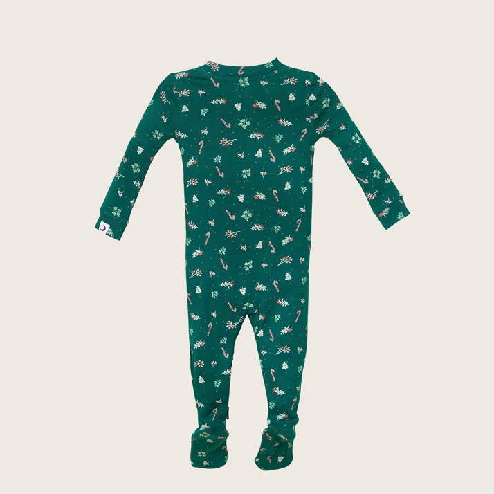 rise little earthling Holiday Sleeper BUHSL00 - Red Stripe / 0-3m - Image 4