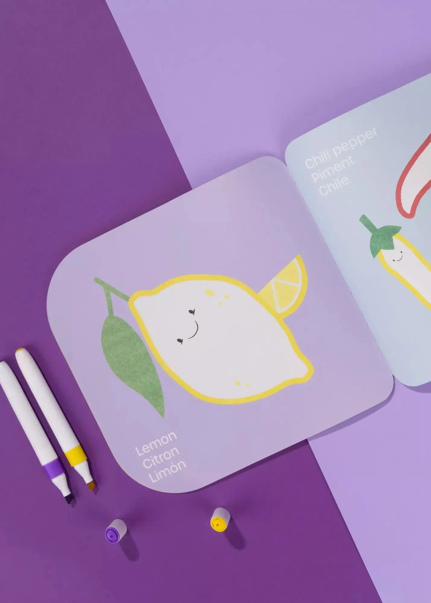Coco Village My First Coloring Book-Fruits&Vegetables(28 pages) - Image 3