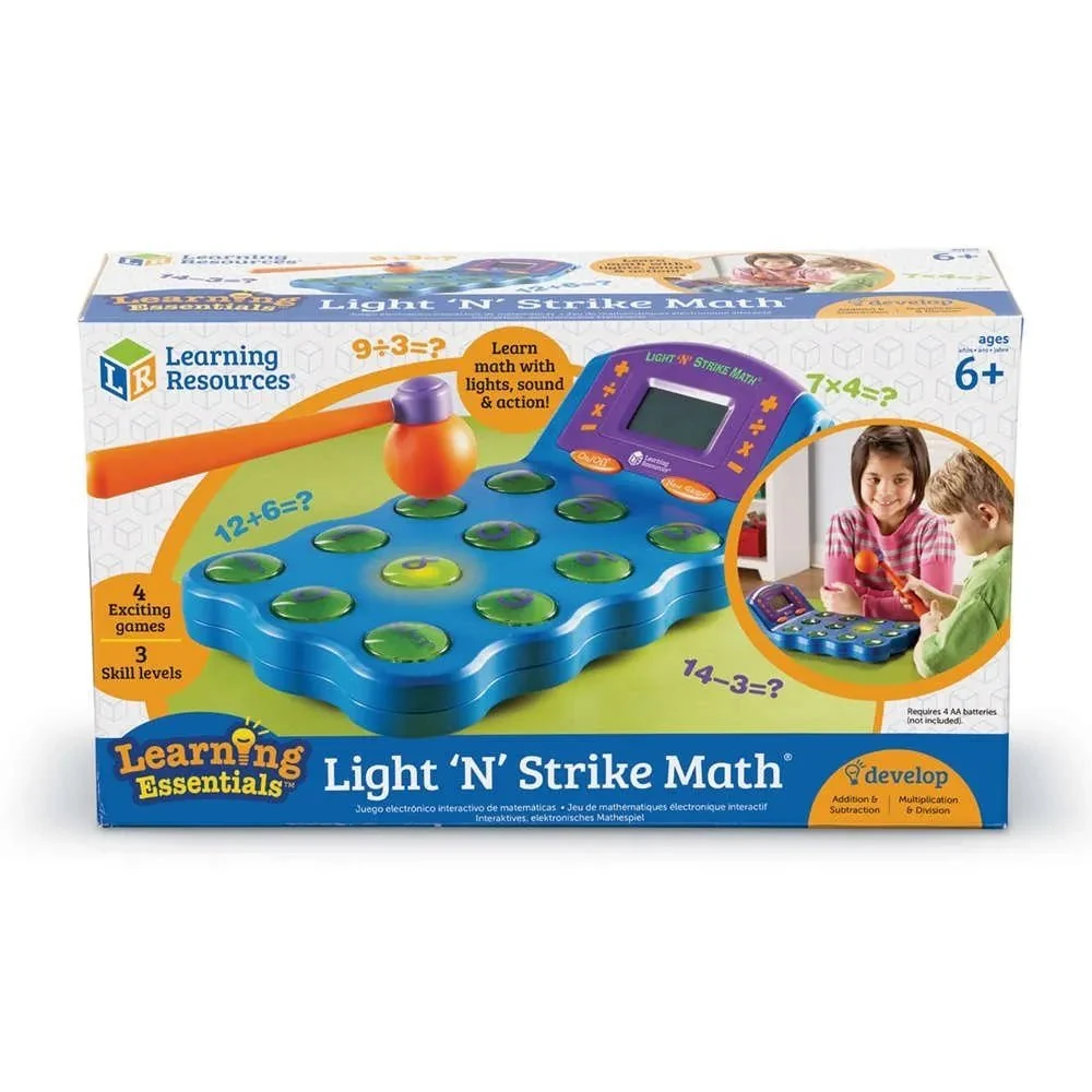 Learning Resources Light 'N' Strike Math® Arcade-Style Math
