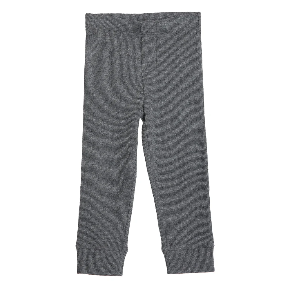 Rise Little Earthling Waffle Legging - Charcoal / 2-3y - Image 3