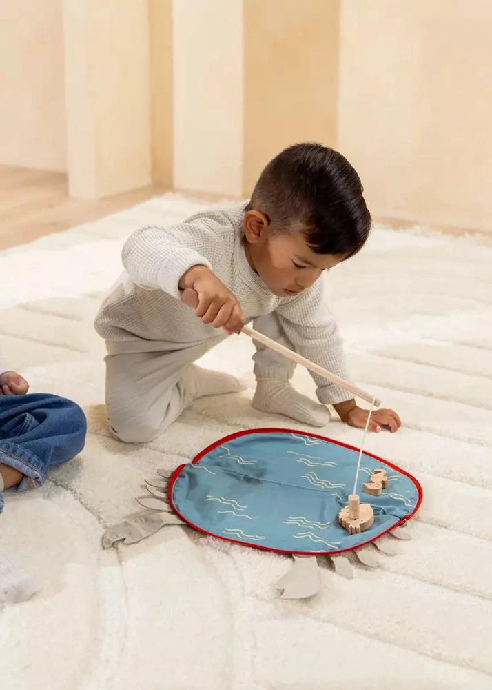 Coco Village Wooden Fishing Game with Bag - Image 18