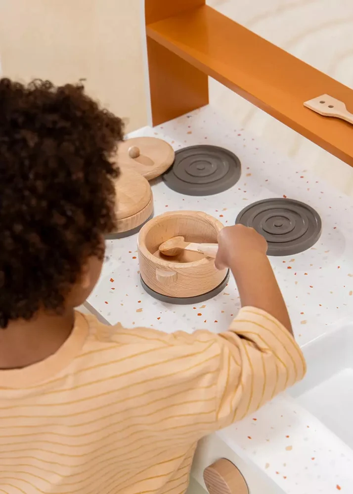 Coco Village Wooden Pots and Pans Playset (6 Pcs) - Image 13