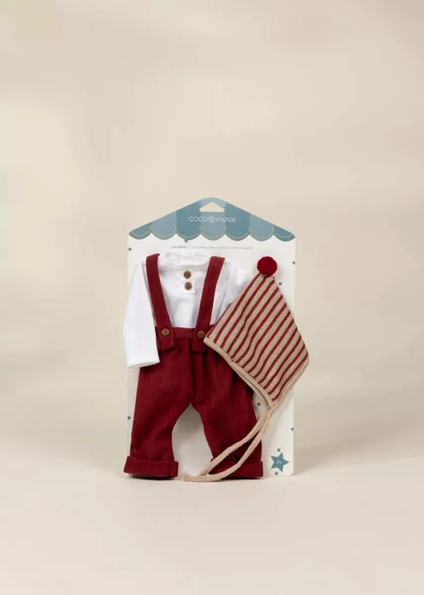 Coco Village Coco Baby 18" Baby Play Doll Clothing Set – Cozy Winter - Image 4