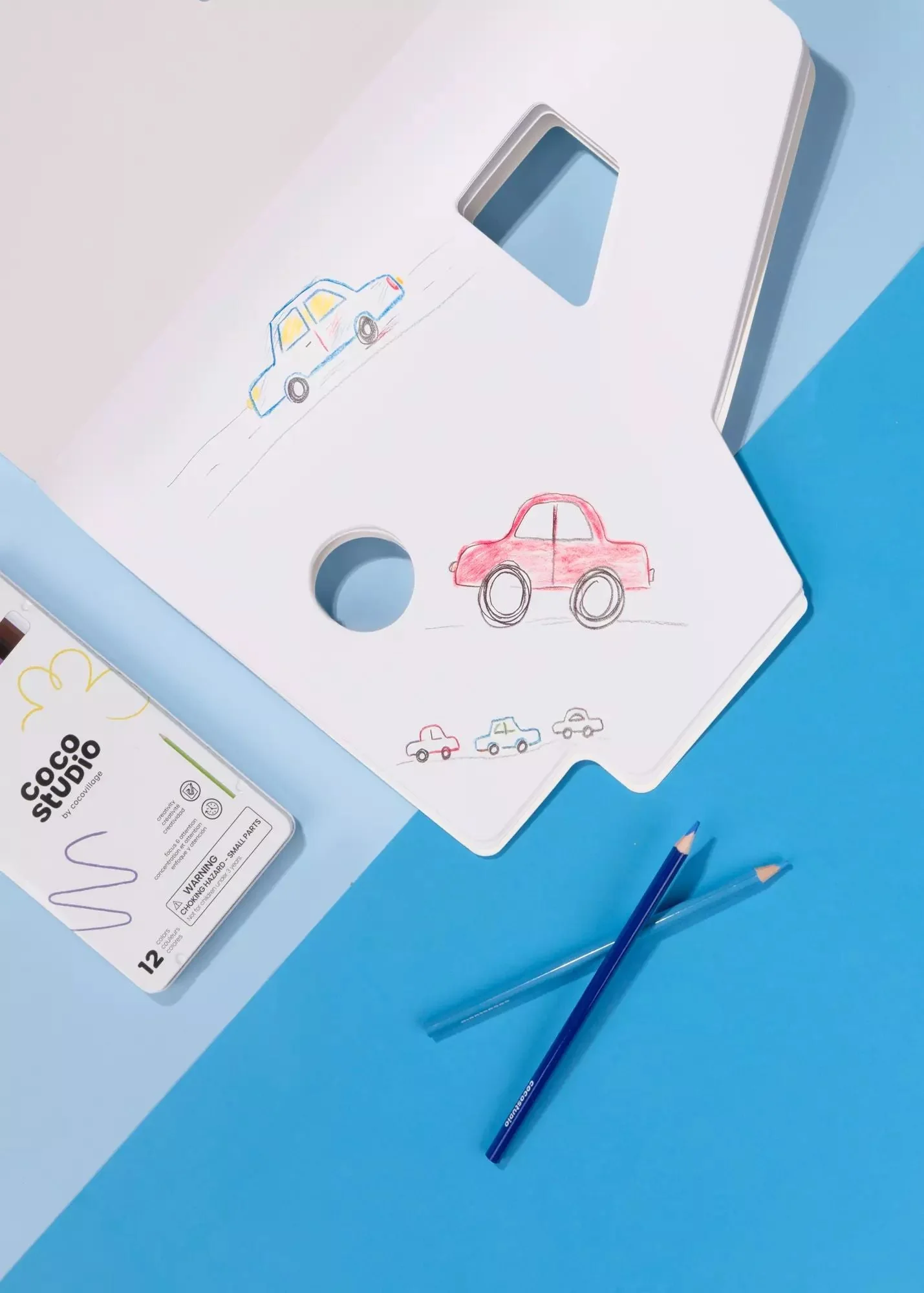 Coco Village Car Shaped Kids Sketchbook (40 pages) - Image 2