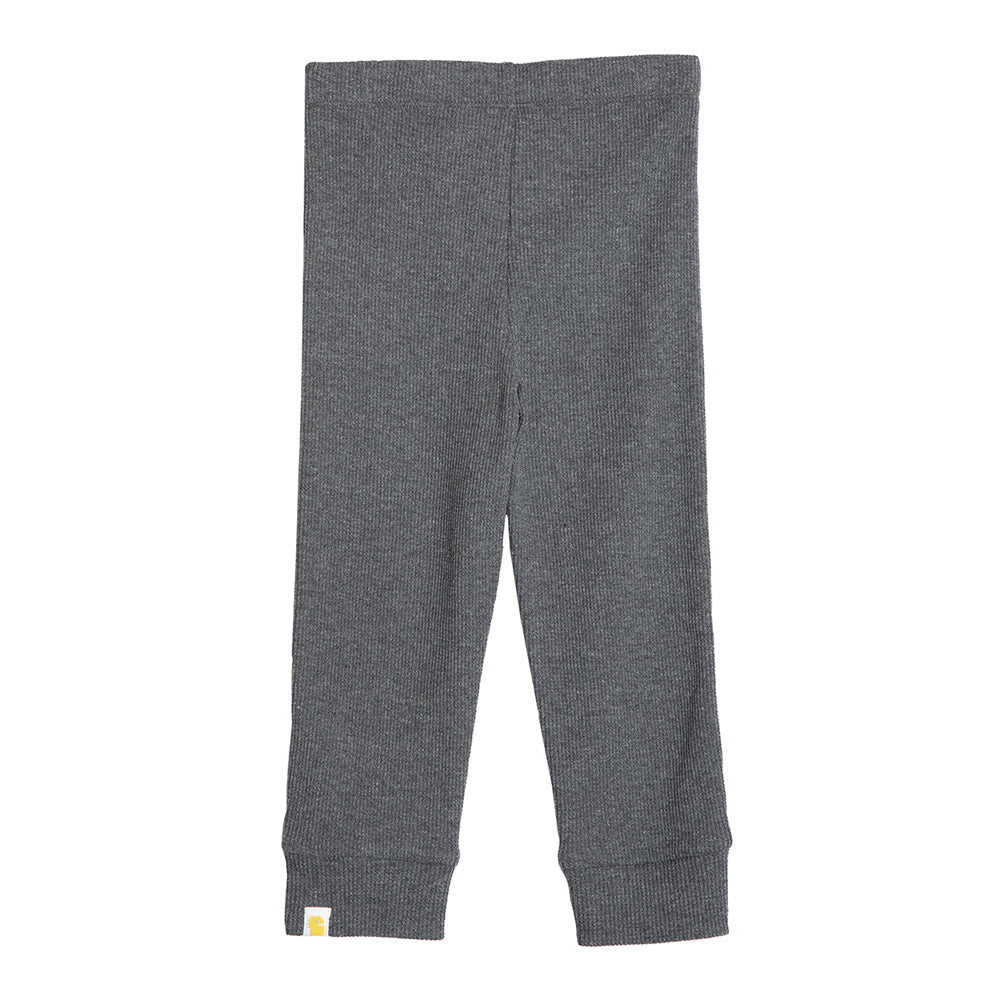 Rise Little Earthling Waffle Legging - Charcoal / 2-3y - Image 4