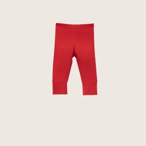 rise little earthling Cuffed Legging BGHKB07 - Red / 12-18m