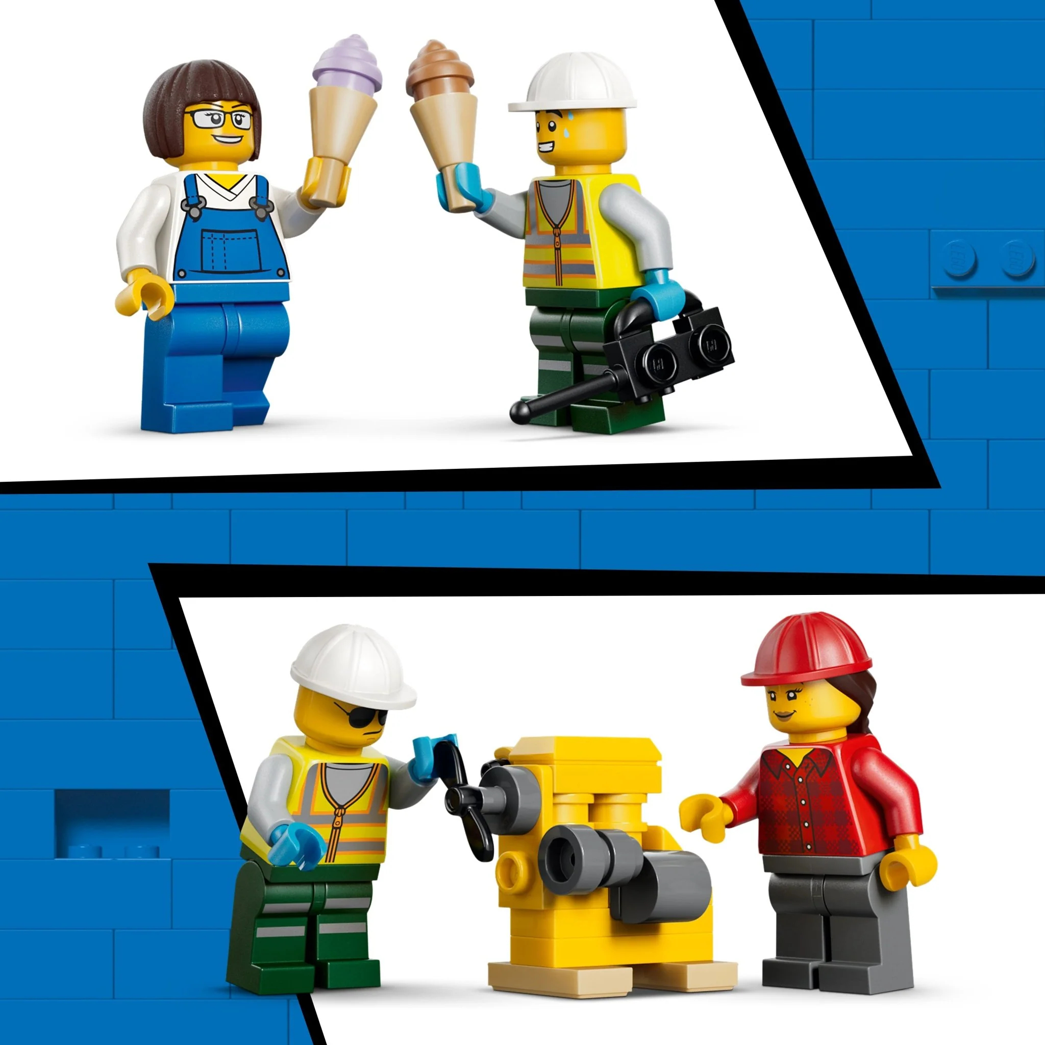 LEGO® City Harbor Freight Train with Crane & Truck 60509 - Image 5
