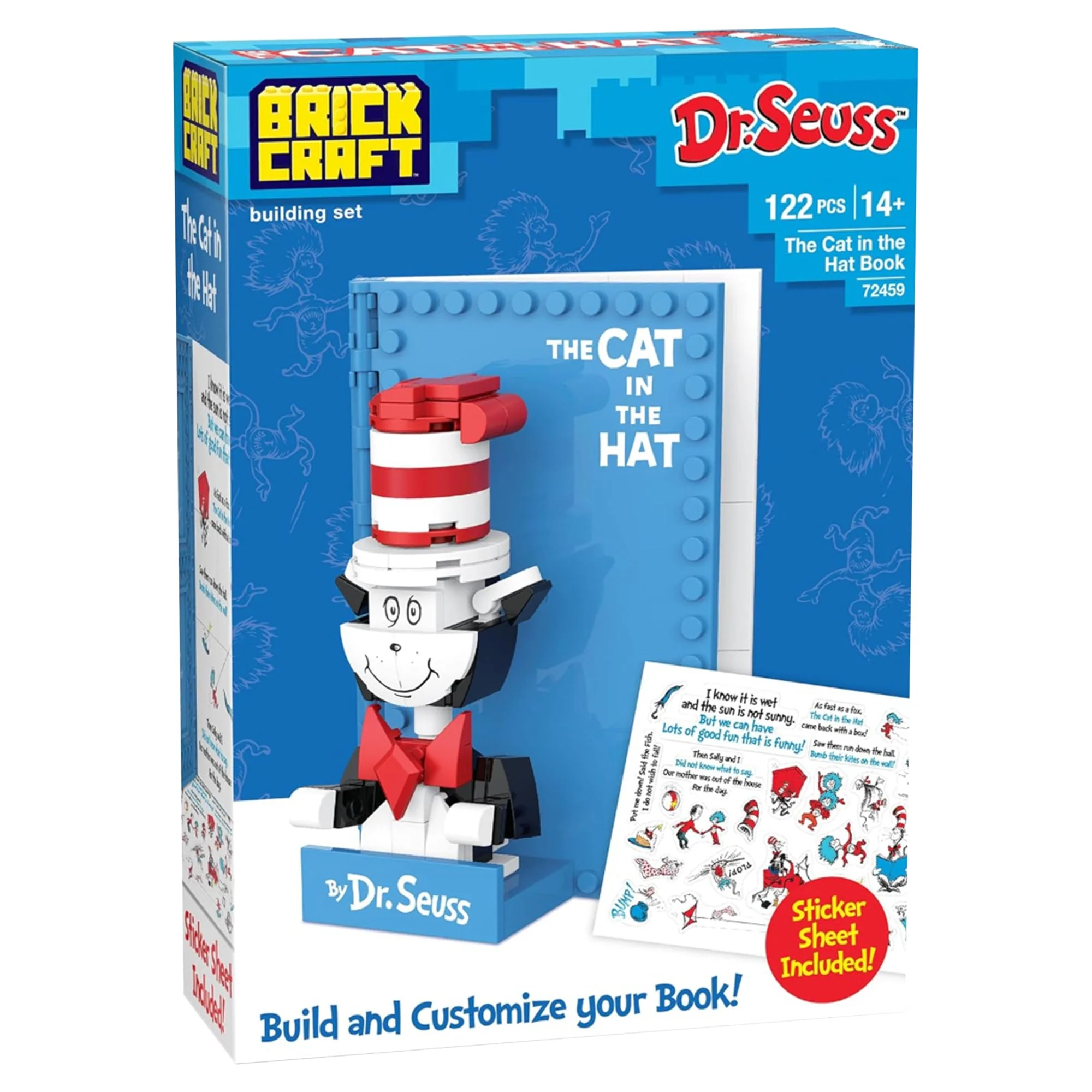 Brick Craft Dr. Suess Build-A-Books: The Cat in the Hat - 117 Pieces