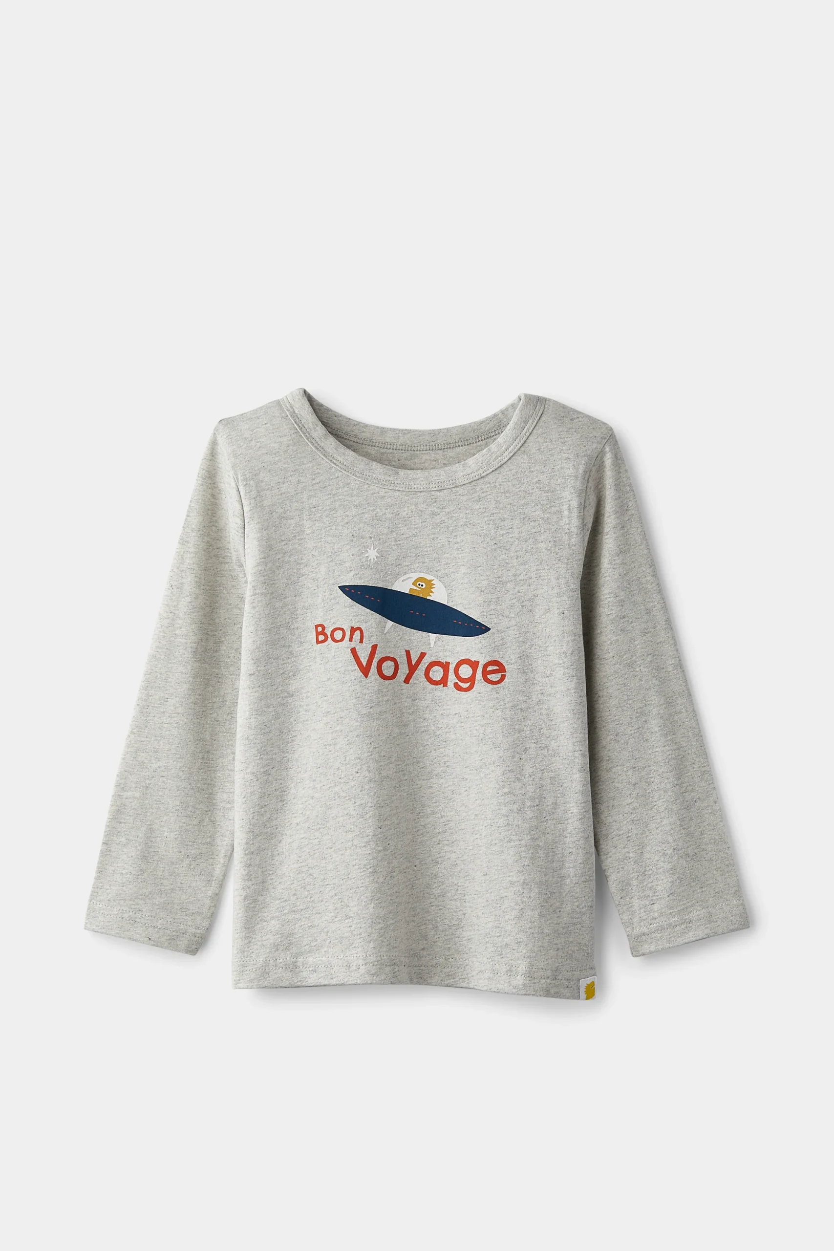 rise little earthling Long Sleeve Tee - Bon Voyage / 12-18m
