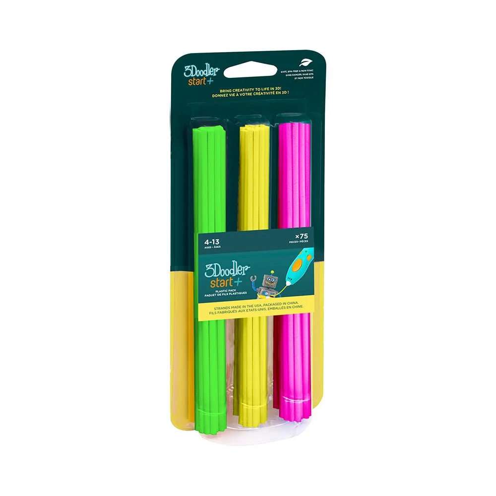 3Doodler Start+ Eco-Plastic Collection - Neon Glow