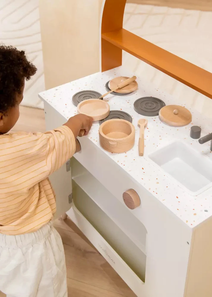 Coco Village Wooden Pots and Pans Playset (6 Pcs) - Image 18