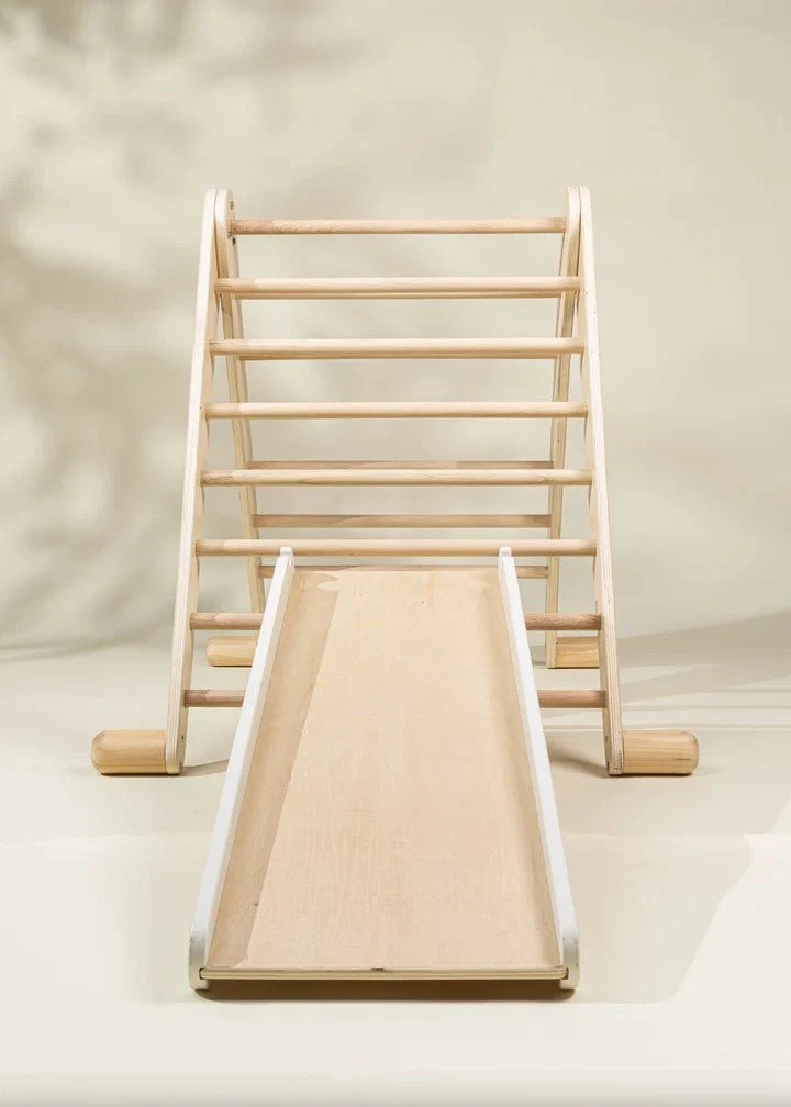 Coco Village Montessori 2-in-1 Grip Climber Board & Slide - Image 5