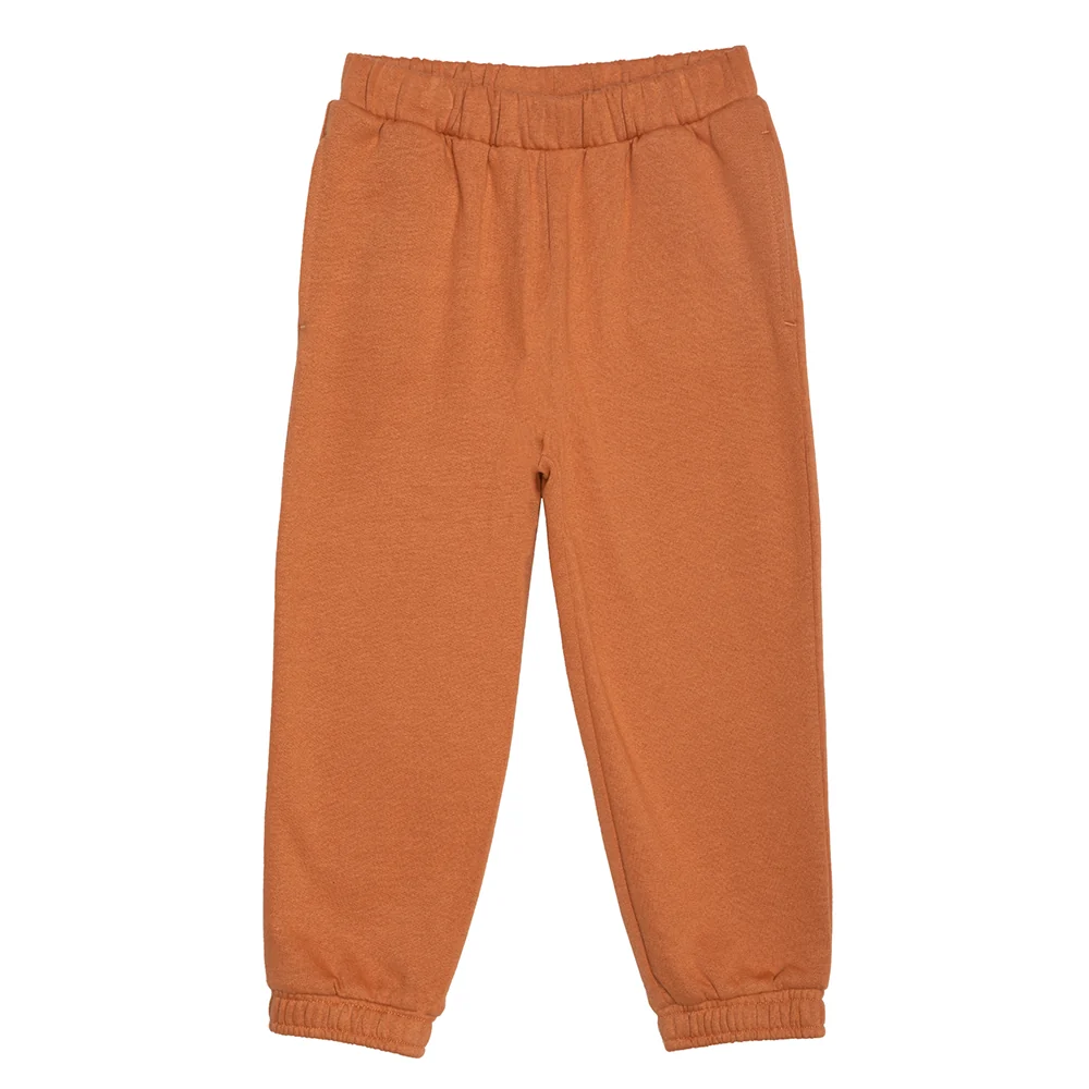 rise little earthling Fleece Jogger - Rose Nutmeg / 3-4y