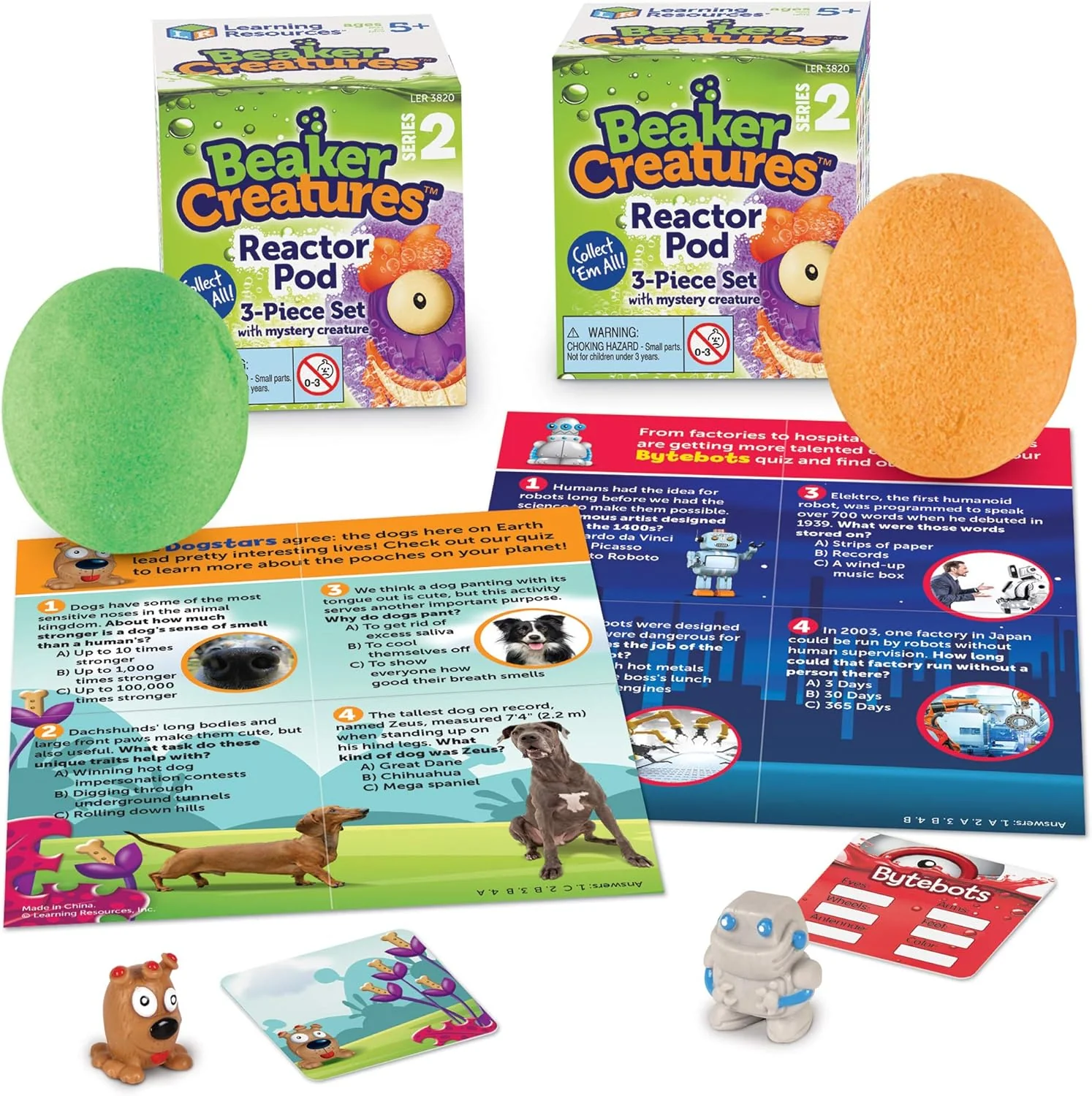 Learning Resources Beaker Creatures® Reactor Pod 2Pk Series 2 - Image 6