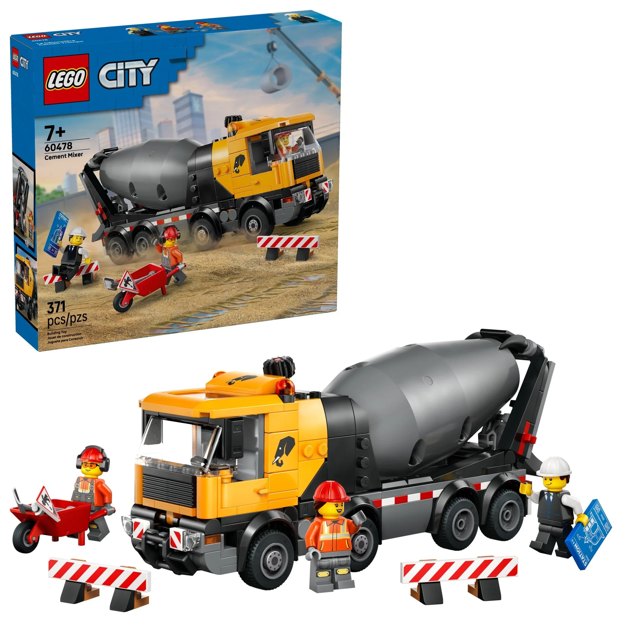 LEGO® City LEGO® Cement Mixer 60478