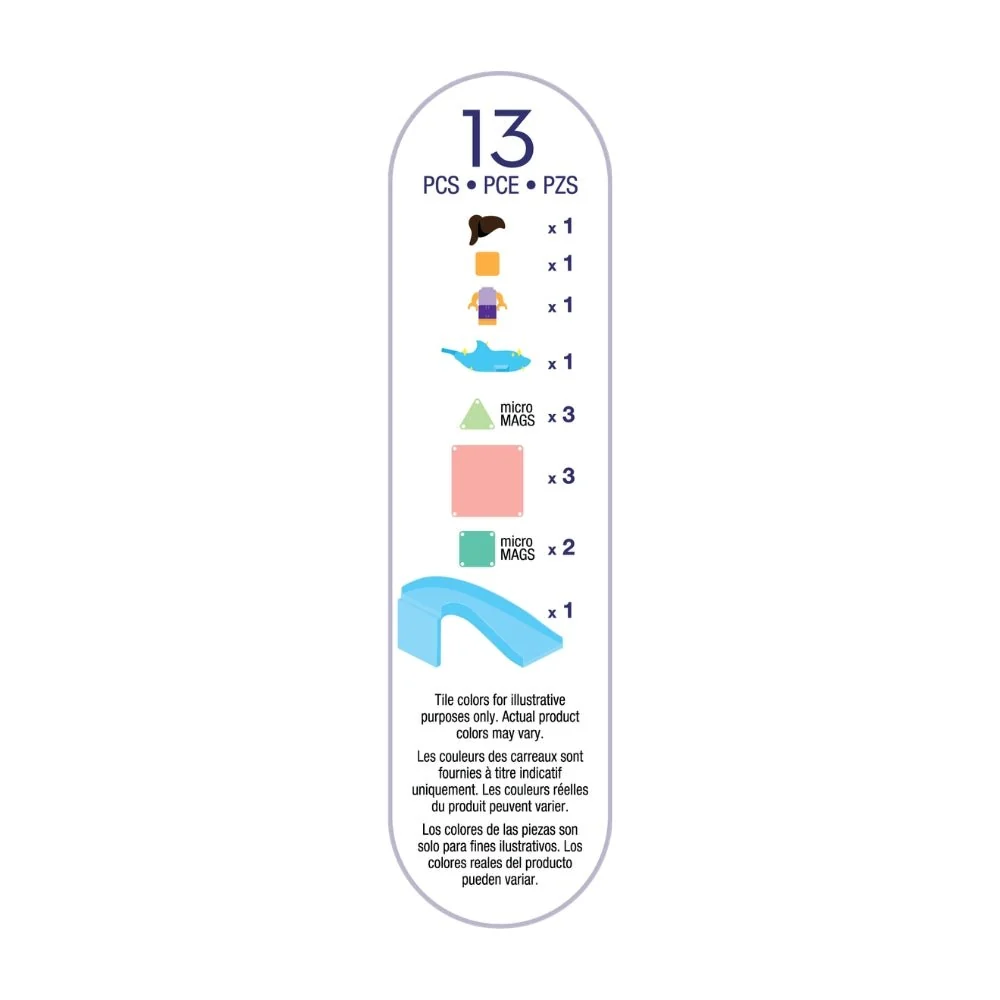 The Original MAGNA-TILES® Dolphin Bay 13-Piece - Image 9