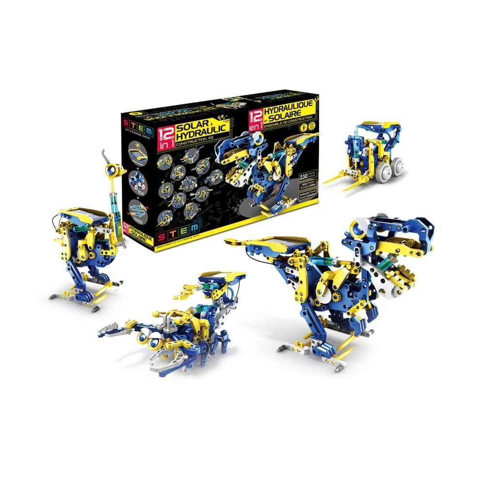 CIC Science 12-in-1 Solar & Hydraulic Construction Kit