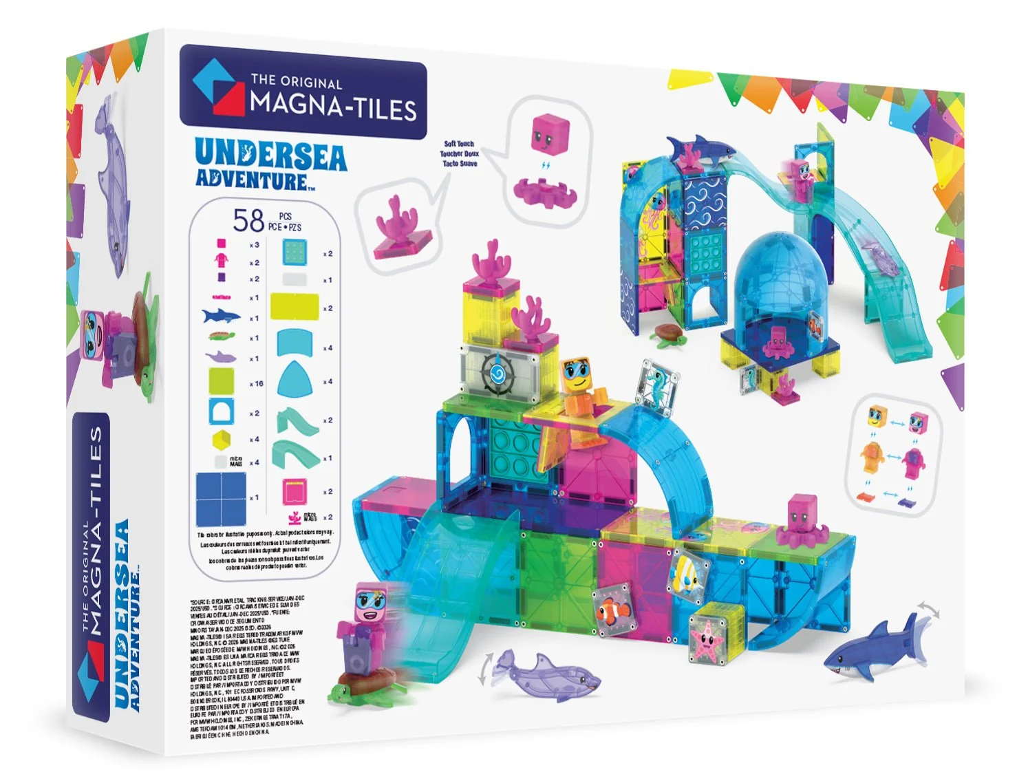 The Original MAGNA-TILES® Undersea Adventure 58-Piece - Image 7