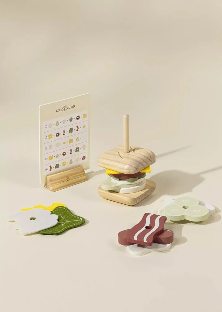 Coco Village Wooden Stackable Sandwich - Image 2